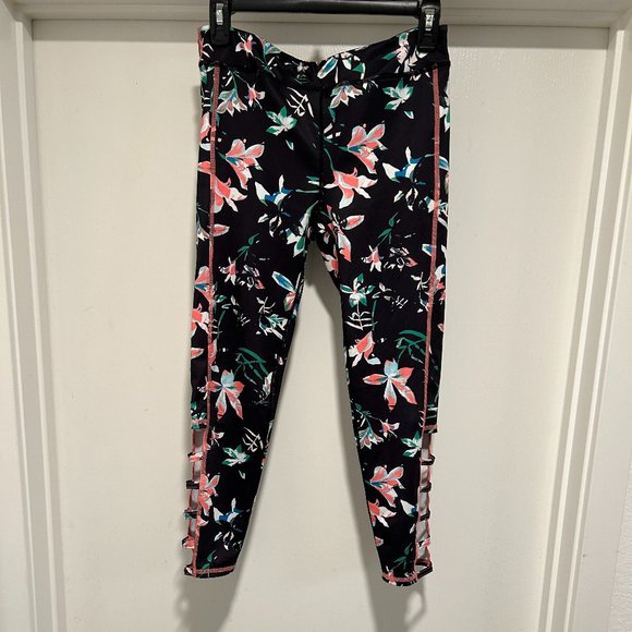 IDEOLOGY BLACK FLORAL GIRL LEGGINGS BEST OFFER EXCEPTED - Picture 3 of 6
